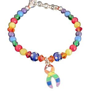 Rainbow Ribbon Awareness Bracelet #30